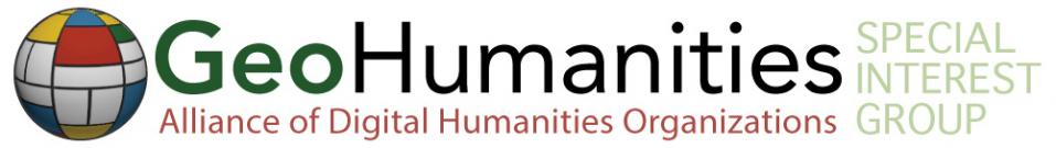 Logo for GeoHumanities SIG
